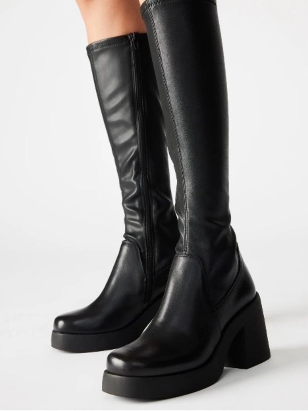 Steve Madden Berkleigh Black Knee High Boots, Size 7.5 – NEVER WORN!!